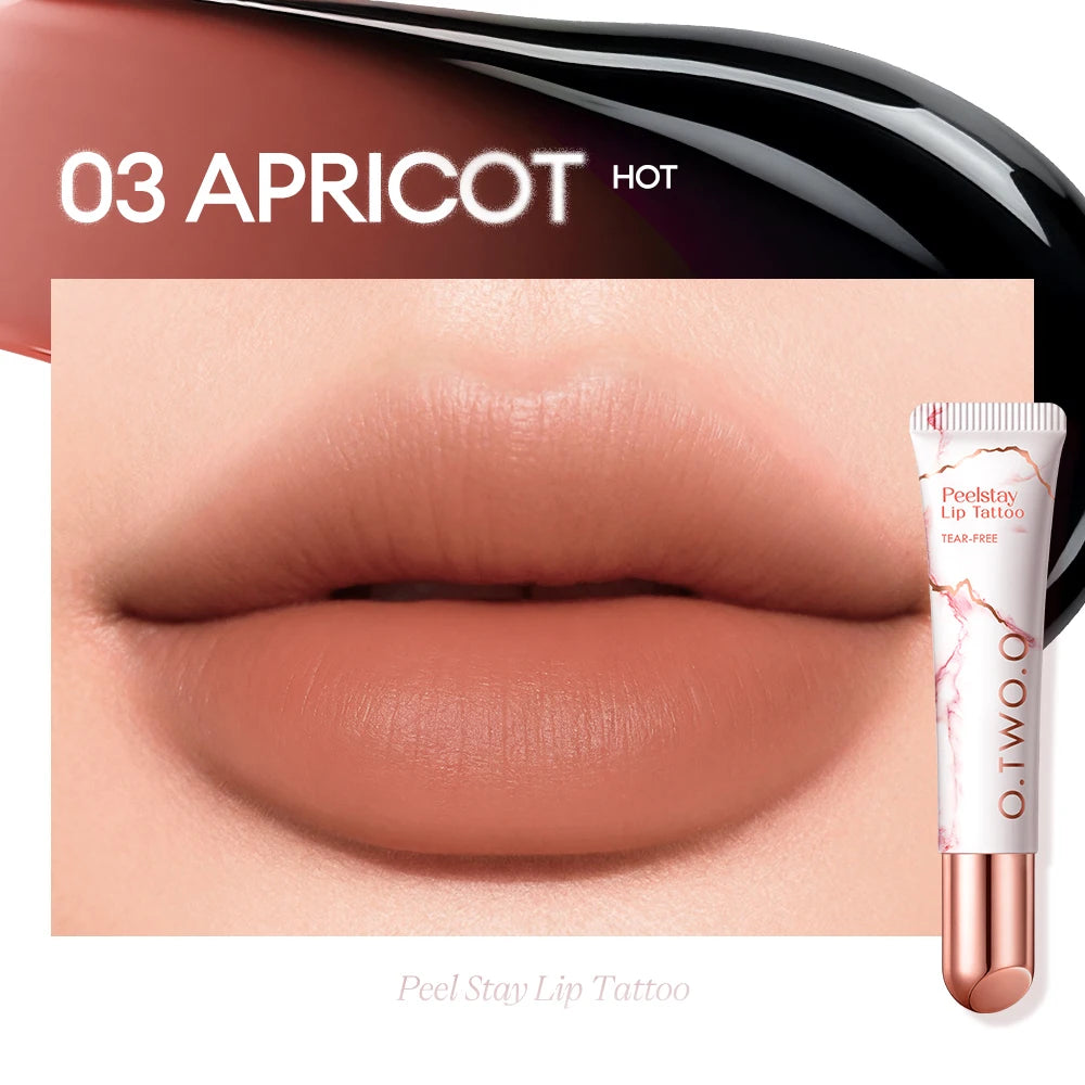 O.TWO.O Peel-Off Lip Stain | 48H Waterproof Matte Lip Tint
