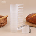 10Pcs 15/25/30/35g Transparent Plastic Milk Powder Spoon With ML Graduated Kitchen Baking Measuring Spoon Oasis Select 35g 70ml