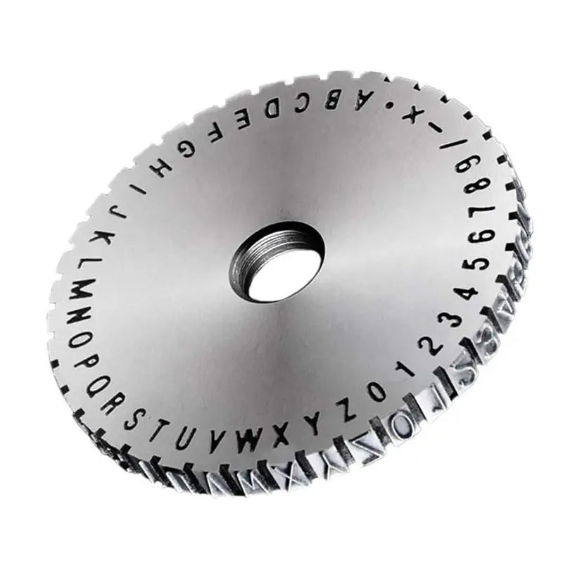 LIKE WISH Manual Marking Steel Stamp Wheel Accessories For Nameplate Metal Label Stamping Printer Machine Oasis Select