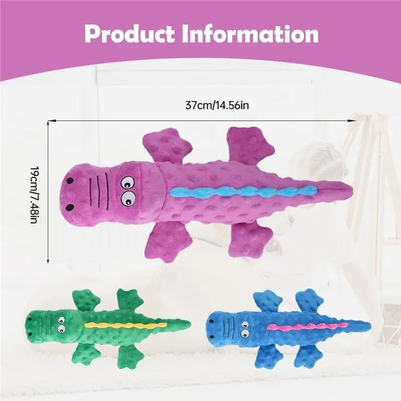 2026-WISH Cute Cartoon Dog Plush , Noise-Making Chew To Relieve Boredom, Bite-Resistant Oasis Select
