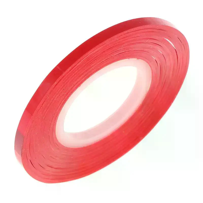 Red 1/8" Cassette Splicing & Leader Tape – PET, 33M Roll