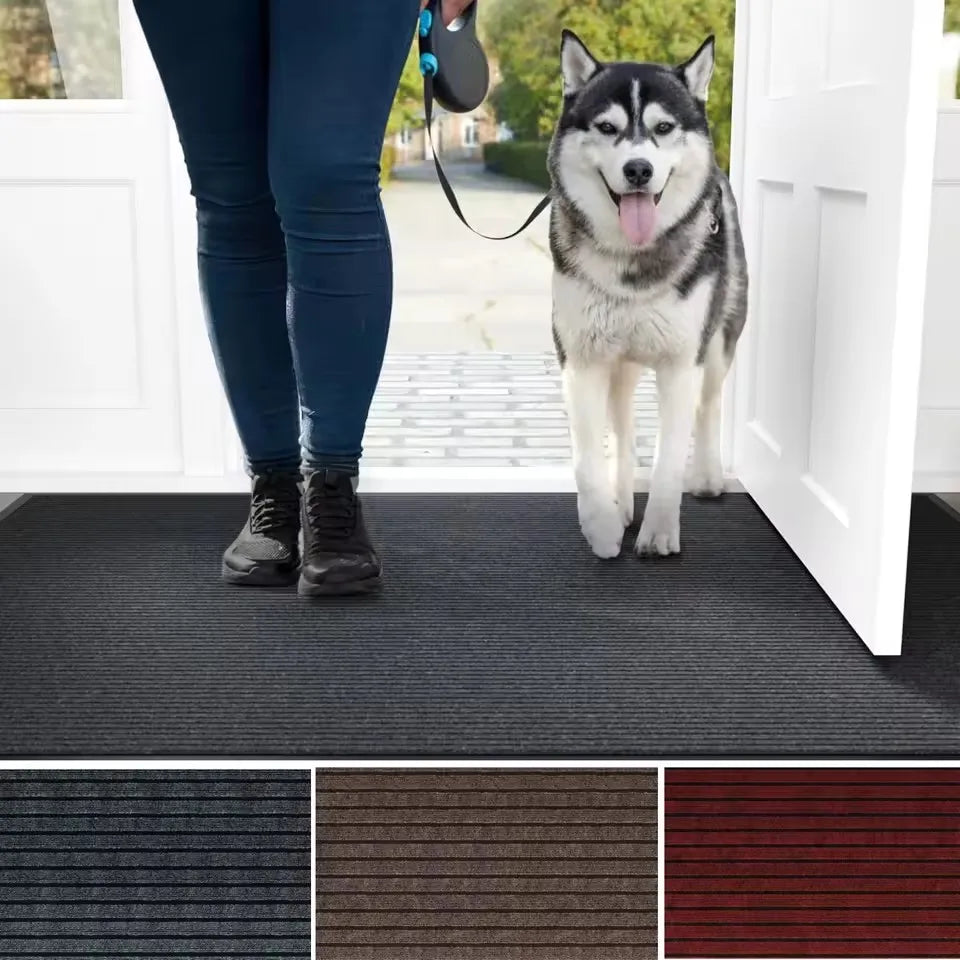 New Durable Non-Slip Door Mat Indoor Outdoor Doormat for Home Entrance Stain Fade Resistant Floor Mat Machine Washable Carpet Oasis Select
