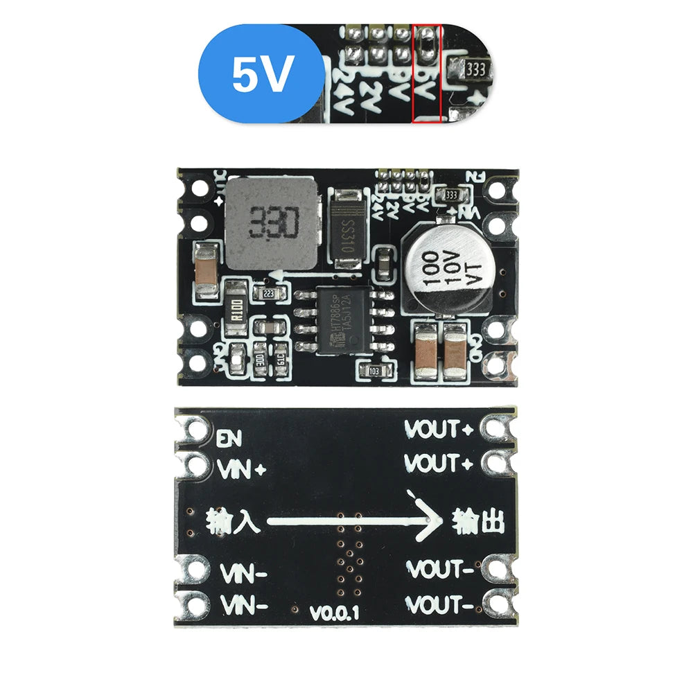 Voltage Conversion Modules DC-DC 7V-100V To 5V/9V/12V/24V Fixed Output Voltage Step Down Power Module Oasis Select 5V