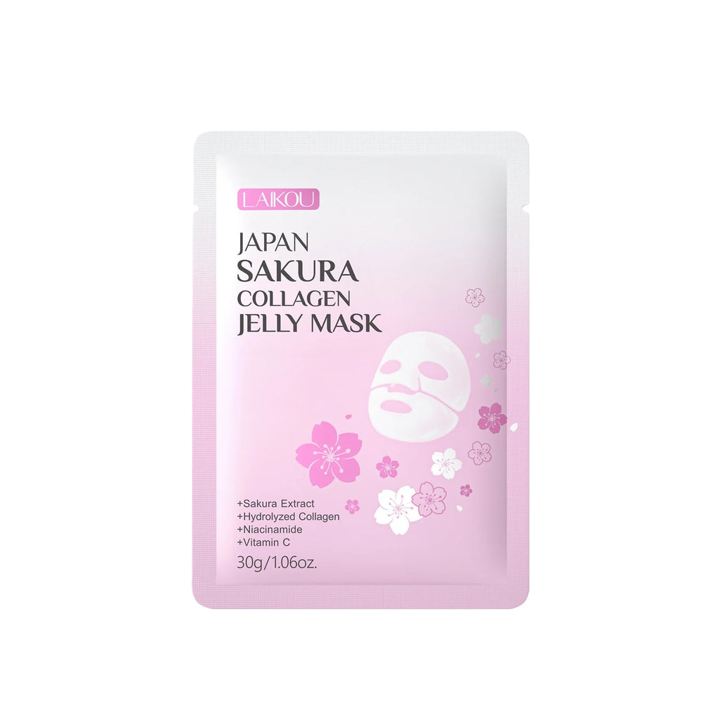 LAIKOU Sakura Collagen Jelly Facial Mask 30g – Hydrating Gel