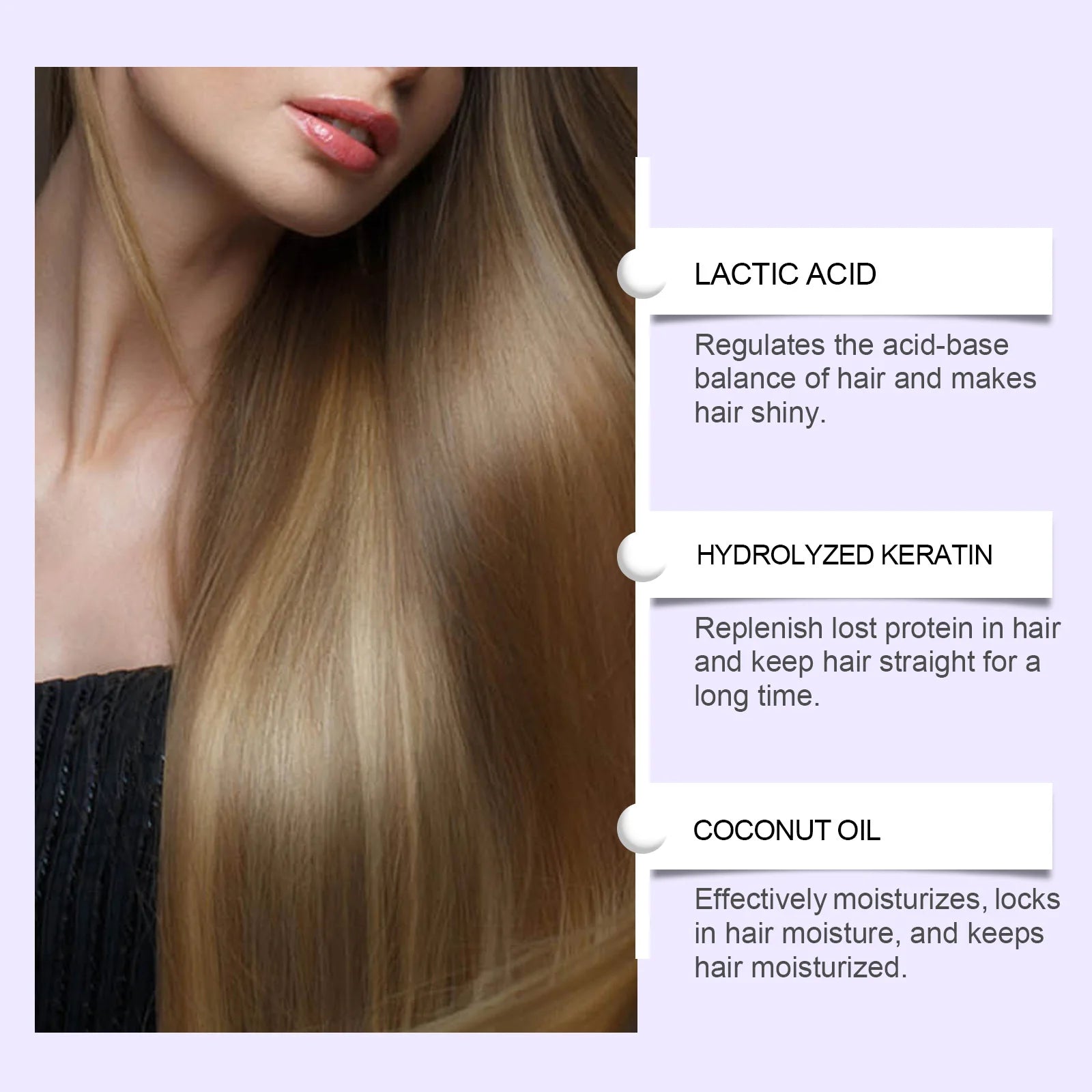 PH-Balancing Hair Protein Straightening Cream Strengthens Hair Structure Reduces Heat Damage Risk Protein Smoothing Cream Oasis Select