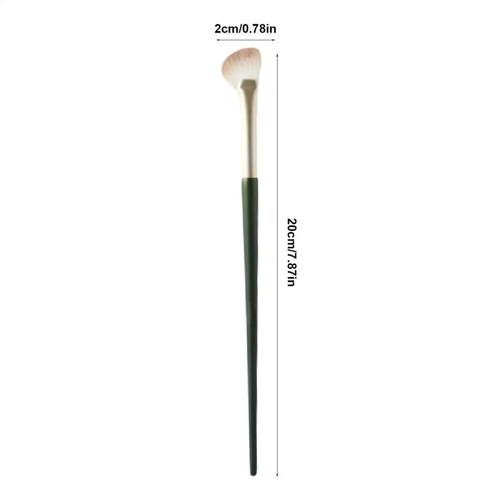 Nose Contour Brush Contour Brush Half-Fan Shaped Soft Bristles Under Eye Blush Angled Brush Makeup Highlighter Brush Makeup tool Oasis Select White