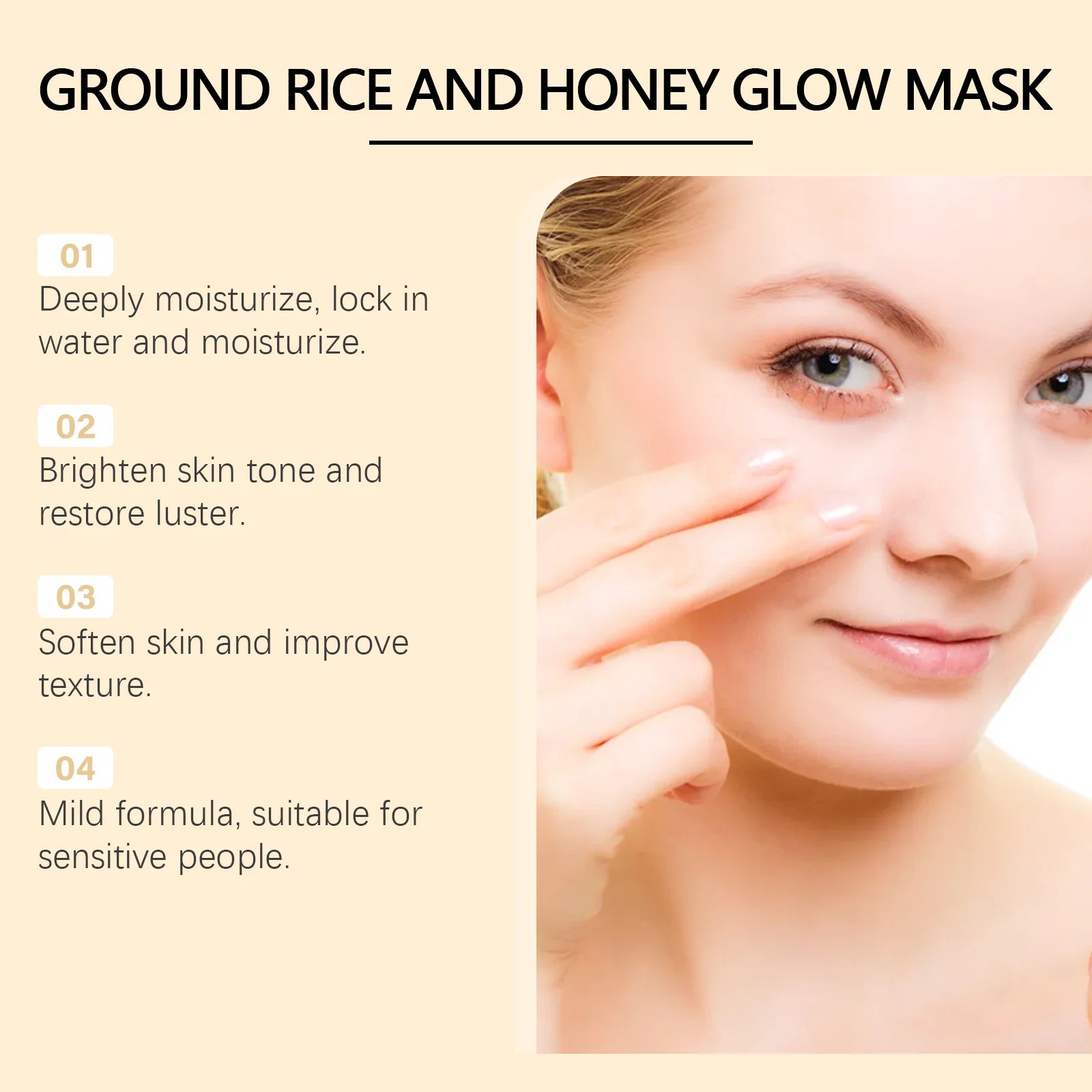 Hoygi Rice Raw Pulp Mask – Hydrating, Pore & Dark Spot