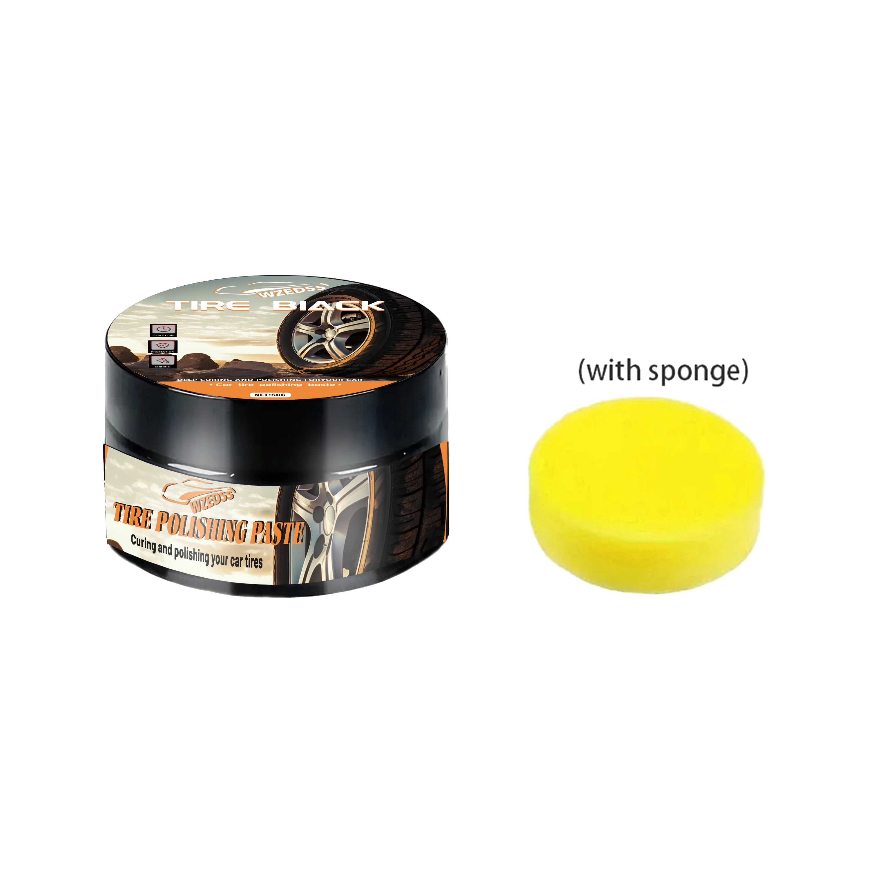 Car Tire Wax Brightener & Glaze – Shine, Protect & Anti-Age