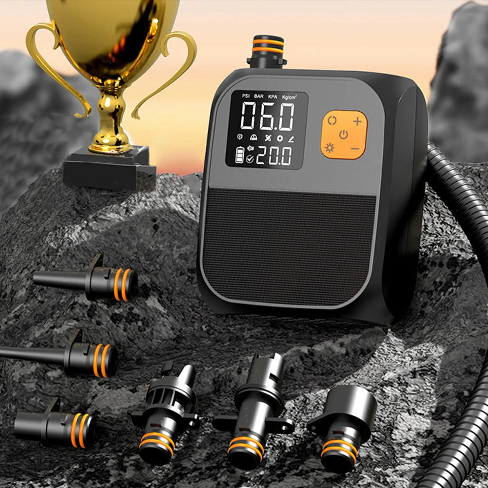 20PSI High Pressure Portable Air Compressor Stand Up Paddle SUP Pump Inflation Paddle Board Pump for Surfing Kite Mattress Tent Oasis Select