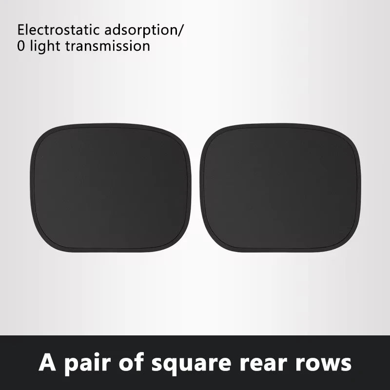 Car Side Window Sunshade – Electrostatic UV Blocking Curtain