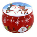 Christmas Atmosphere Aroma Candles Santa Claus Tin Box Plant Formula Aroma Candles Suitable for Bedroom and Living Room Oasis Select Random pattern