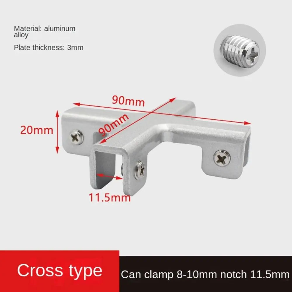 Aluminum Alloy Corner Bracket | L, T & Cross Fixing Clips