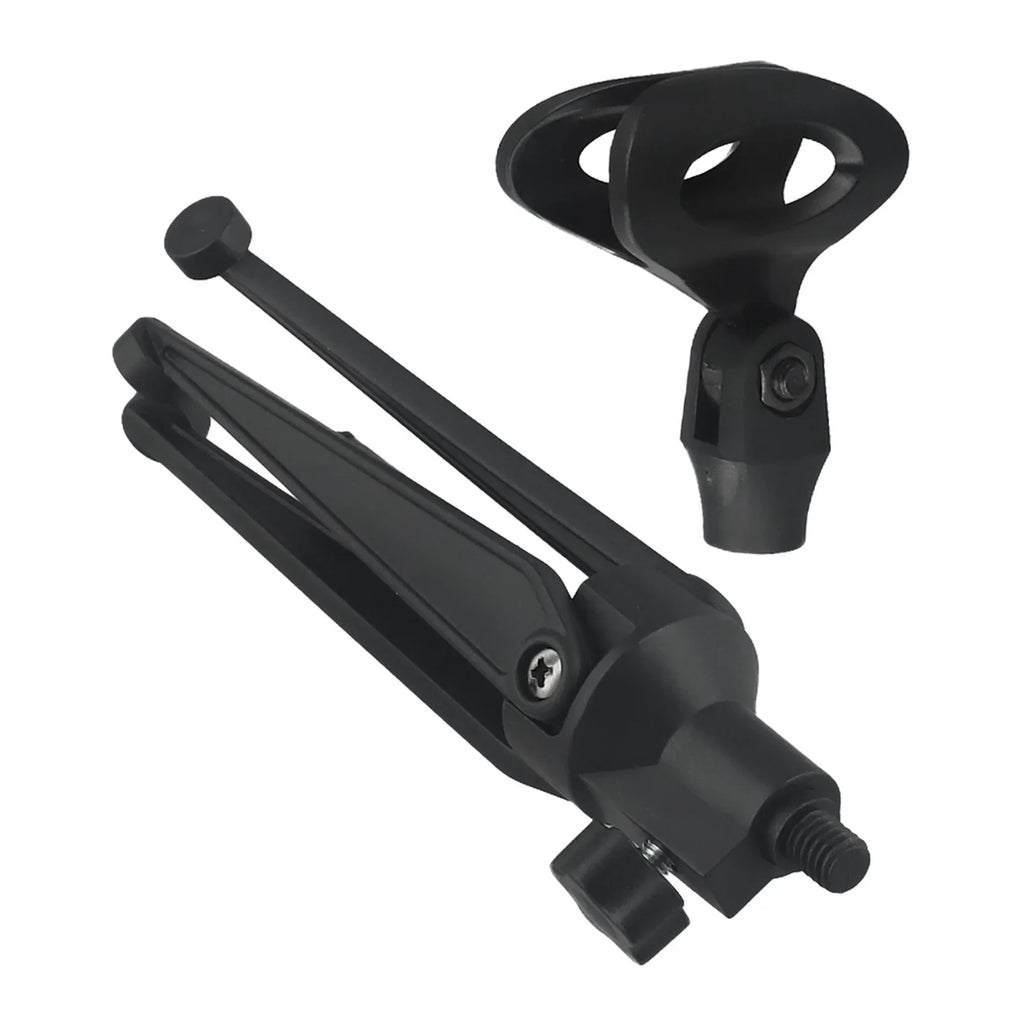 Microphone Stands Desktop Tripods Mini Portable Table Stand Adjustable Mic Stand Mic Clip Holder Bracket Lightweight Brackets Oasis Select