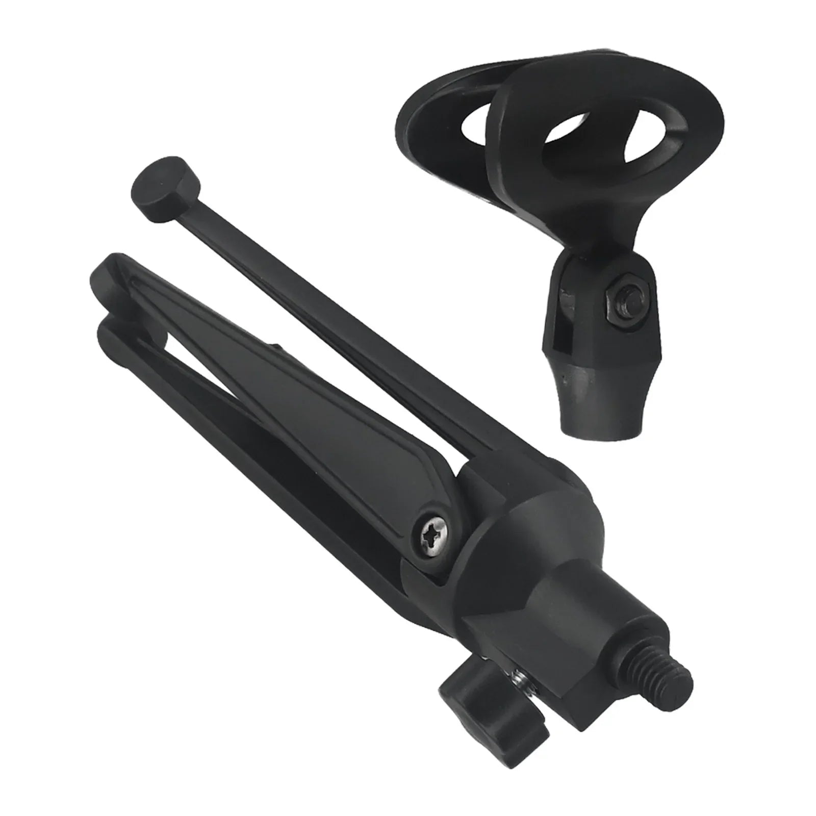 Microphone Stands Desktop Tripods Mini Portable Table Stand Adjustable Mic Stand Mic Clip Holder Bracket Lightweight Brackets Oasis Select