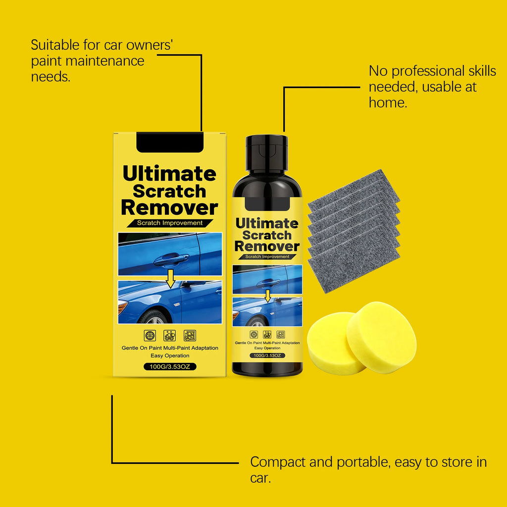 Car Scratch Repair Kit Fix Scratches Restore Paint Shine Auto Body Care Remove Scuffs Restore Gloss Car Detailing DIY Repair Oasis Select