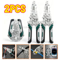 Foldable Wire Stripper Electrician Wire Splitter Wire Pliers Crimping Plier Tool with Stripping, Crimping and Twisting Functions Oasis Select 2PCS