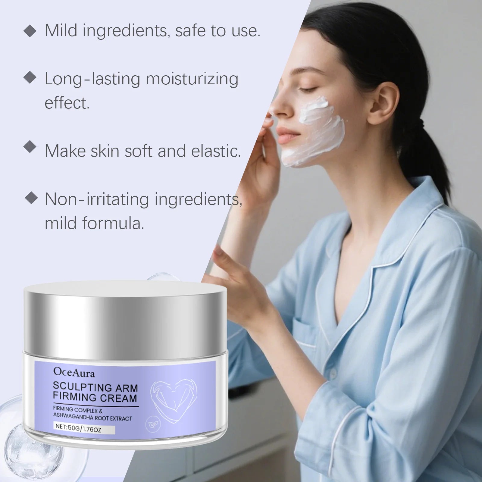 OceAura Retinol Firming Face Cream – Anti-Wrinkle & Brightening Retinol Face Cream Oasis Select