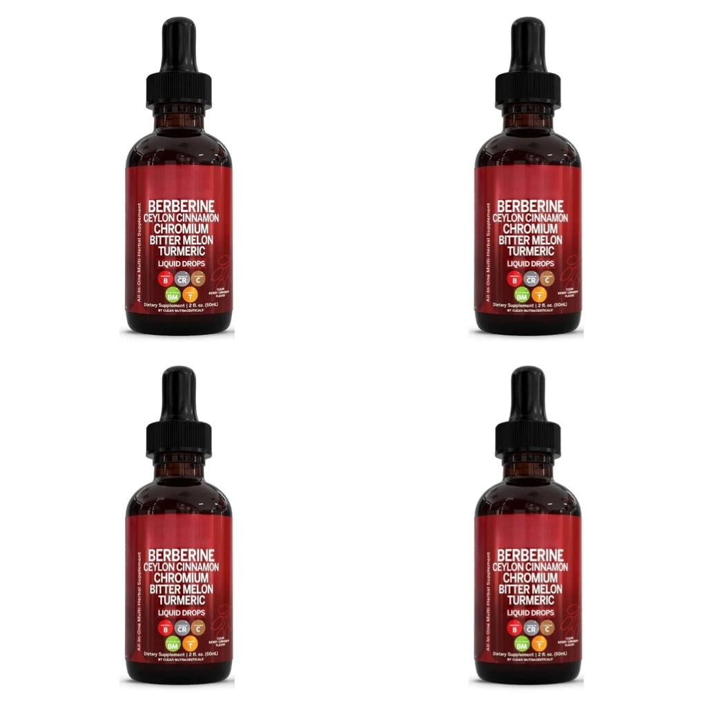 Organic Ceylon Cinnamon & Turmeric Drops – Non-GMO, Vegan Herbal Liquid Drops Oasis Select 4 bottles