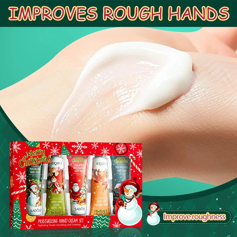 5-Pack Moisturizing Hand Cream Set – Floral Hydrating Lotion