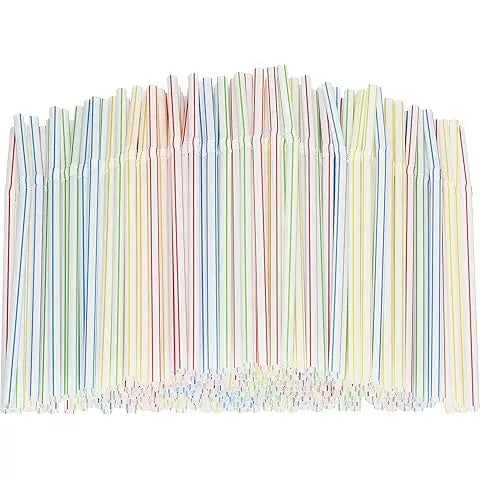 50-1000Pcs Drinking Straws Colorful & Black rietjes Flexible Wedding Party Supplies Drinking Straws Kitchen Wholesale Oasis Select Stripe-50PCS