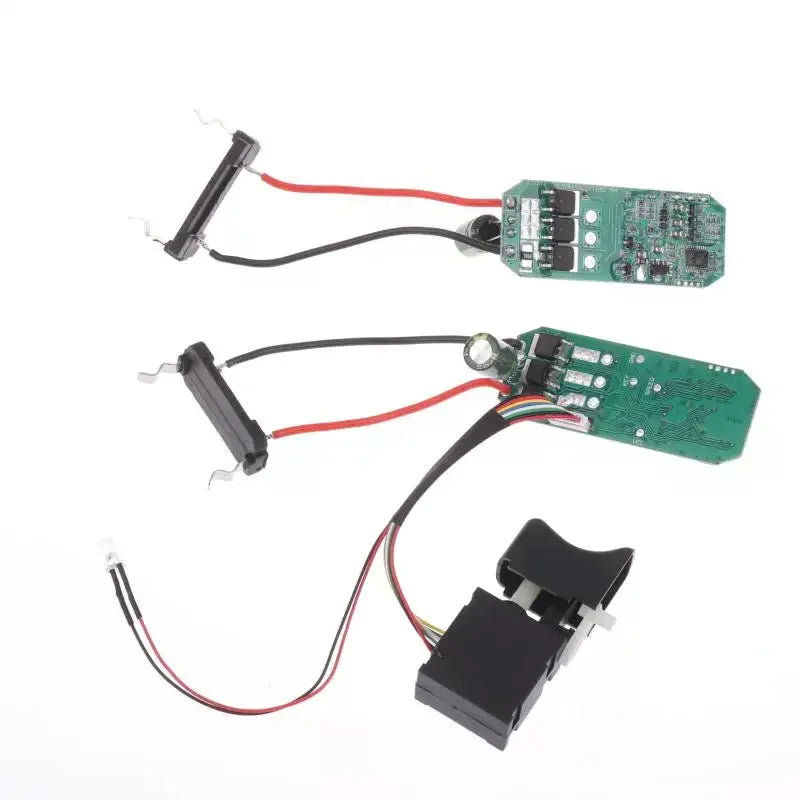 16.8V Lithium Drill Control Board + Switch Assembly 18V Brushless Drill Circuit Board Switch 07115 Oasis Select