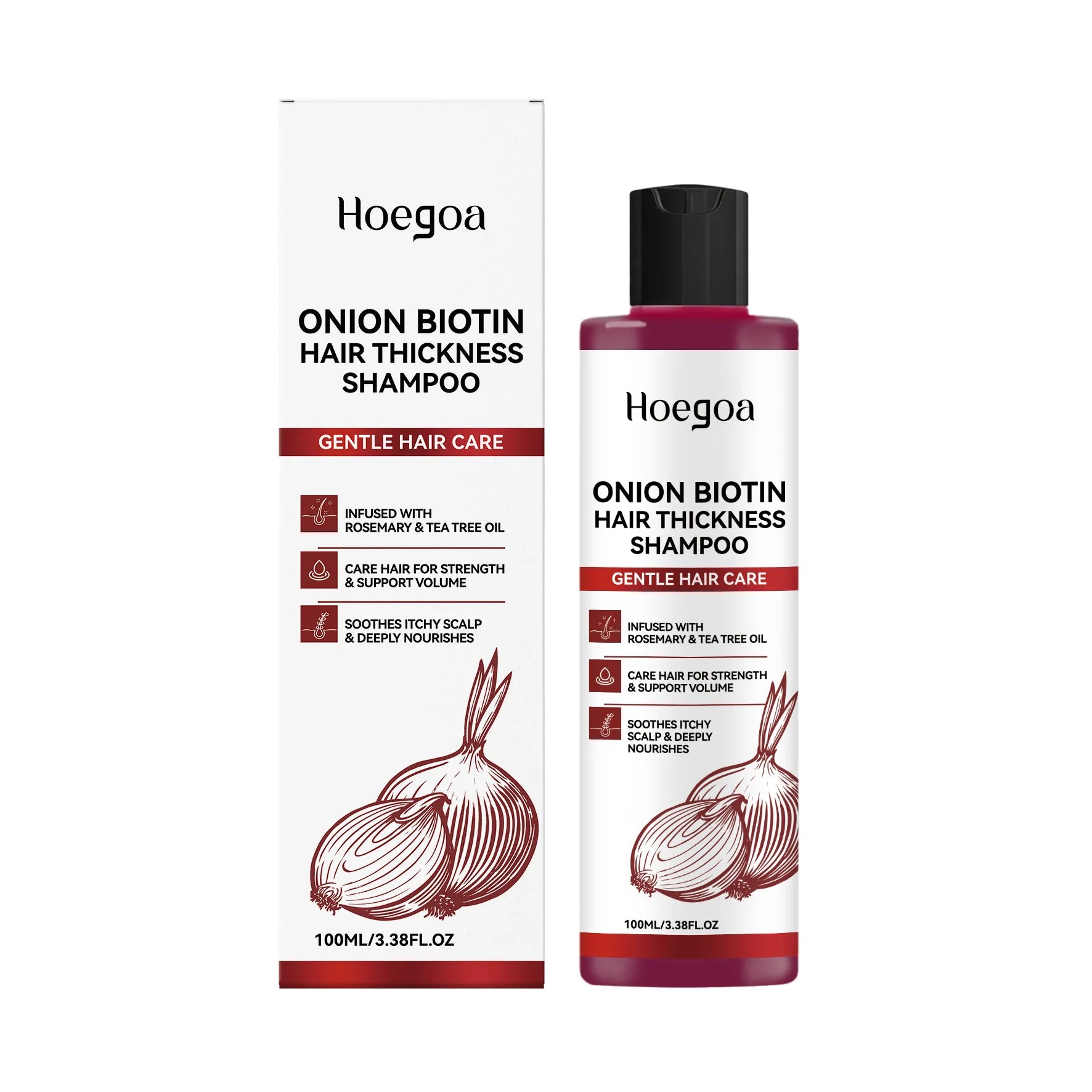Hoegoa Onion Biotin Shampoo – Scalp Soothing & Nourishing Biotin Hair Shampoo Oasis Select 100ml