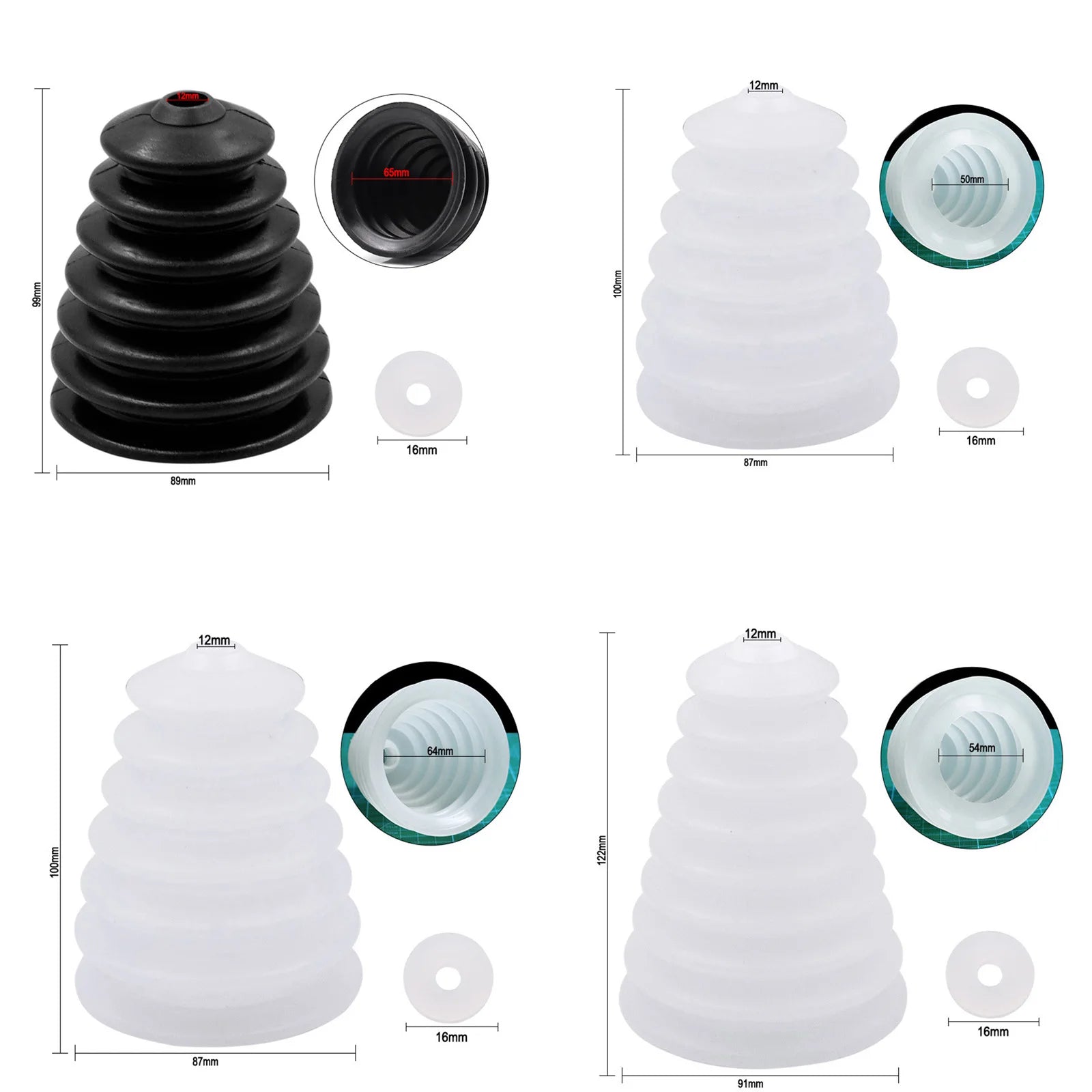 Electric Drill Dust Cover Silicone Cover Rubber Hammer Drill Collector Drill Dust Cover Electric Tool Accessories Oasis Select