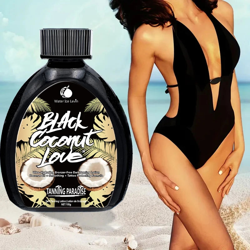 Tanning Lotion - Rich in Ceramide, Glycerin, Mineral Oil, and Collagen, It Moisturizes the Skin and Allows You to Achieve a Coppery and Deep Brown Color Oasis Select