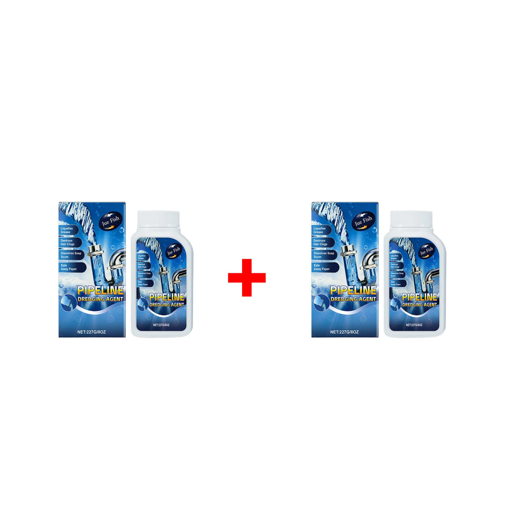 Pipeline Dredging Agent for Kitchen Bathroom Drain Dissolve Oil and Hair Odor Removal Clear Drainage Outlet Pipe Cleaning 227g Oasis Select 2 X 227g