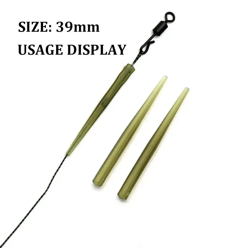 30-150pcs Carp Fishing Anti Entanglement Sleeve Accessories, Helicopter Drilling Rig Oil Pipe Hook Rotating Connector Sleeve Oasis Select