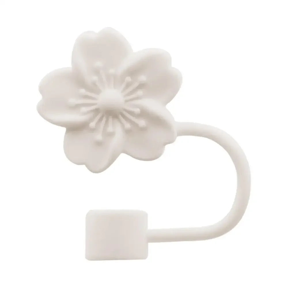 Flower Shape Straw Cover Compatible Stanley 30& Tumbler Soft Silicone