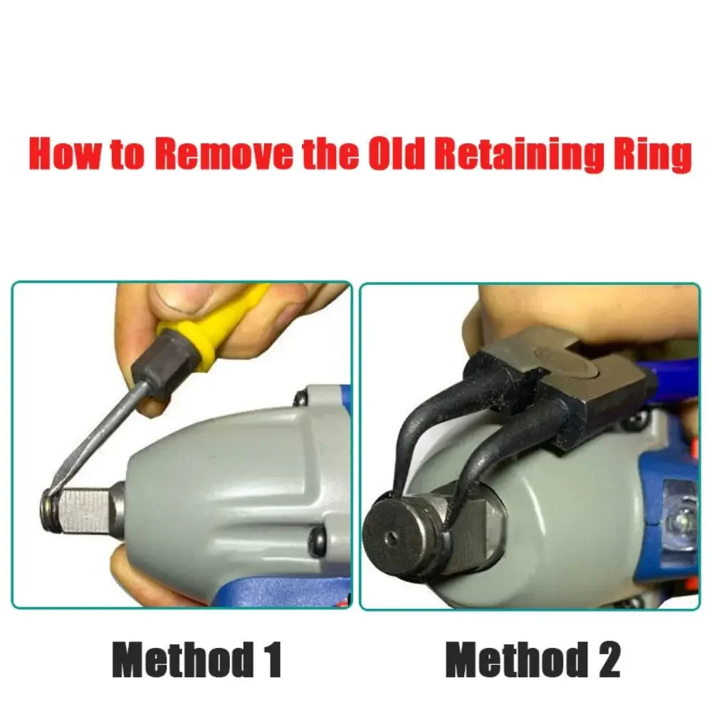 1/2" Durable Retaining Drive Retaining Ring Retainer Anti Detachment O-Ring Clip Circlip Impact Wrench Accessories Oasis Select