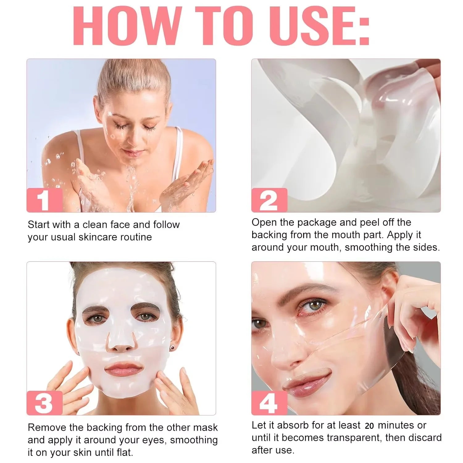 Hoygi Bio Collagen Hydro-Gel Face Mask – Firm & Brighten Collagen Face Mask Oasis Select