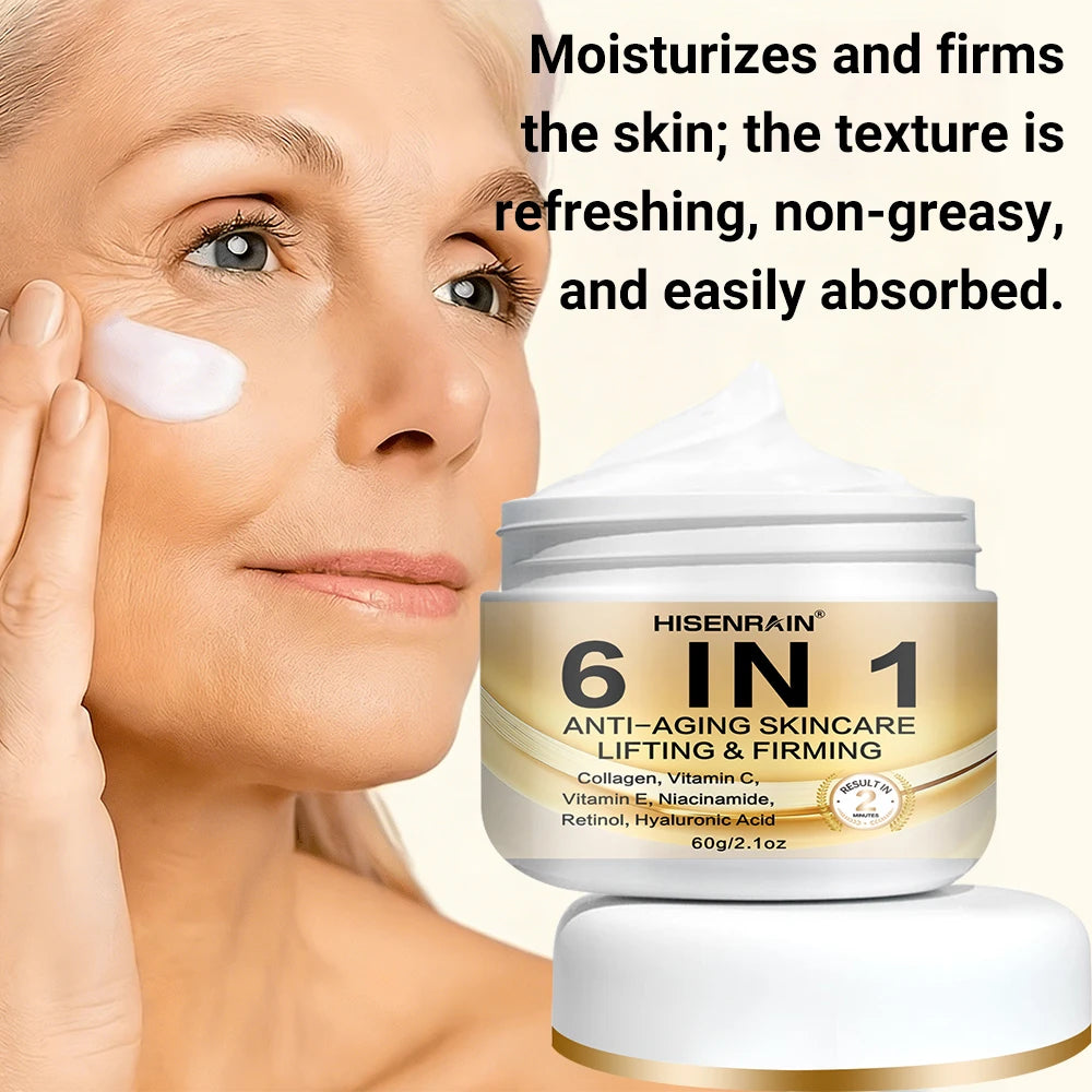 HISENRAIN 6-in-1 Anti-Aging Collagen Firming Face Cream