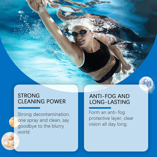 Swimming Goggles Anti Fogging Agent for Goggles Remove Lens Stains Prevent Fogging Anti Fog Eyeglass Cleaning Solution 30ml Oasis Select
