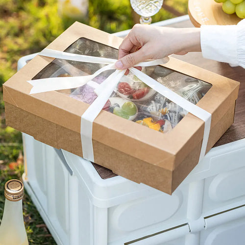 2-Pack Disposable Picnic Food Boxes – Fried Chicken & Bakery Disposable Food Box Oasis Select
