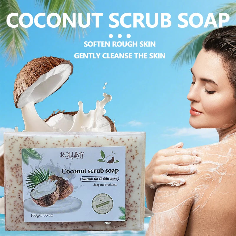 Coconut particle soap, gentle cleansing, bathes the whole body, softens rough skin, moisturizes and smooths the skin Oasis Select Default Title
