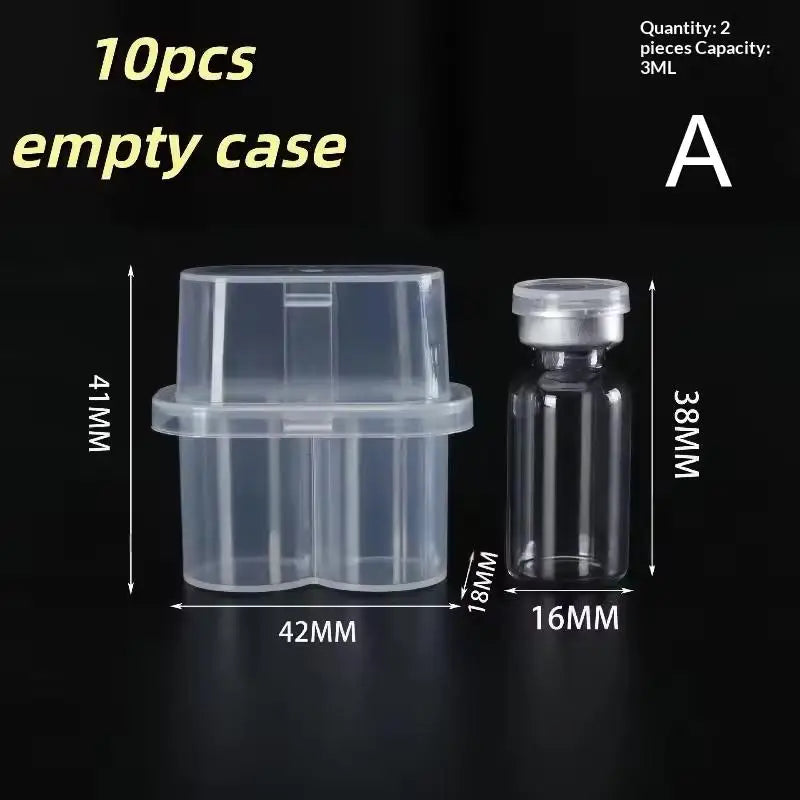 3ml Peptide Storage Box, Mini Vial Container, Portable Small Bottle Organizer Case Oasis Select A
