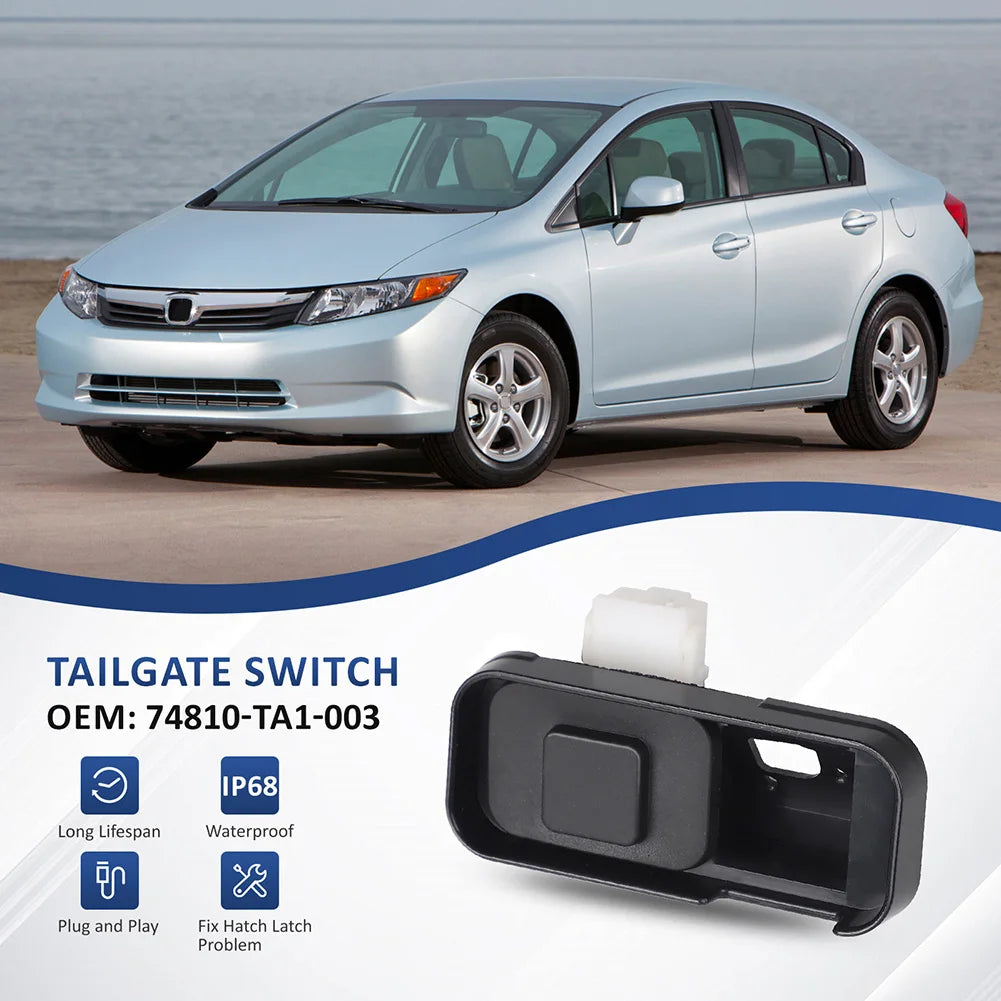 Tailgate Handle Switch 74810TA1003 Rear Trunk Replacement Part for Honda Civic Accord City ForCrider RLX TLX Models Oasis Select China Mainland
