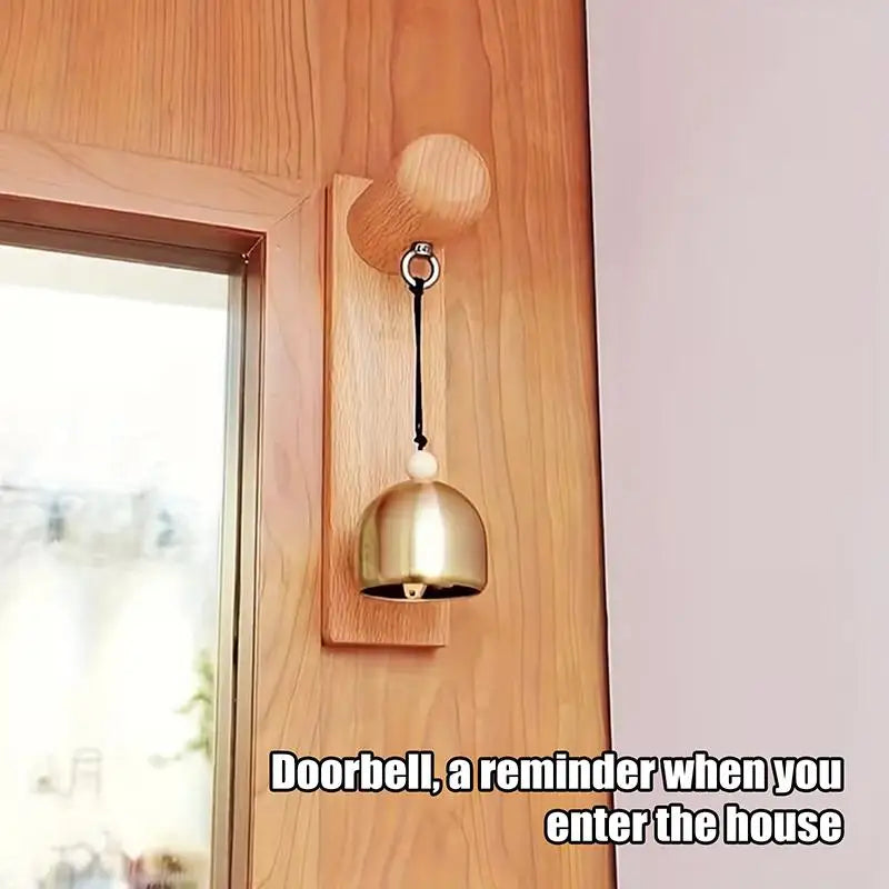 Vintage Wooden Doorbell – Mechanical No-Power Farmhouse Style