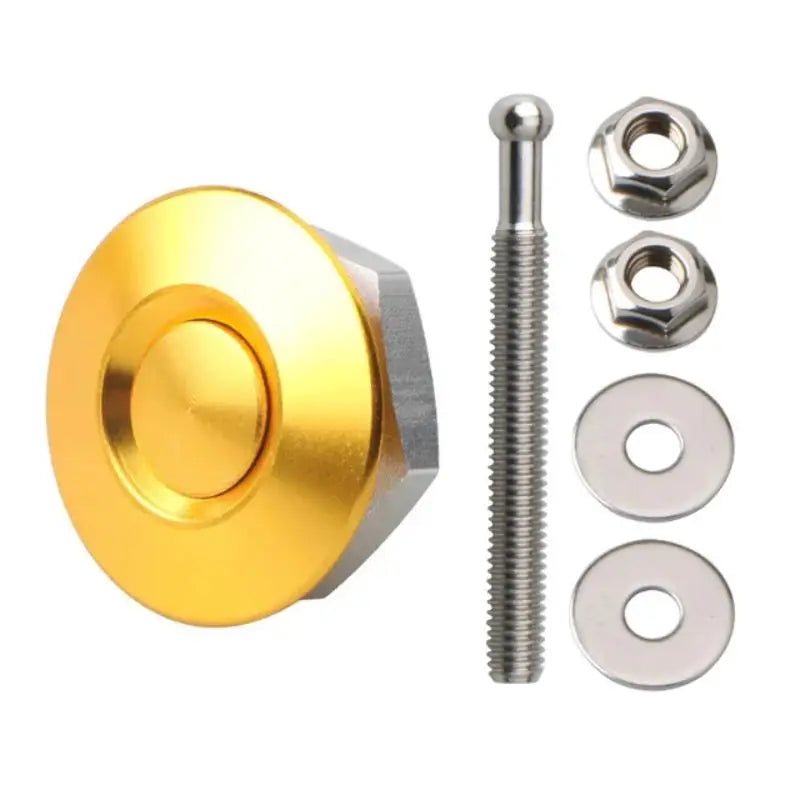 Universal 30mm Push Button Bonnet Hood Pin Lock Clip Kit Quick Latch Release Engine Bonnet Lock Exterior Parts Articles Oasis Select A5