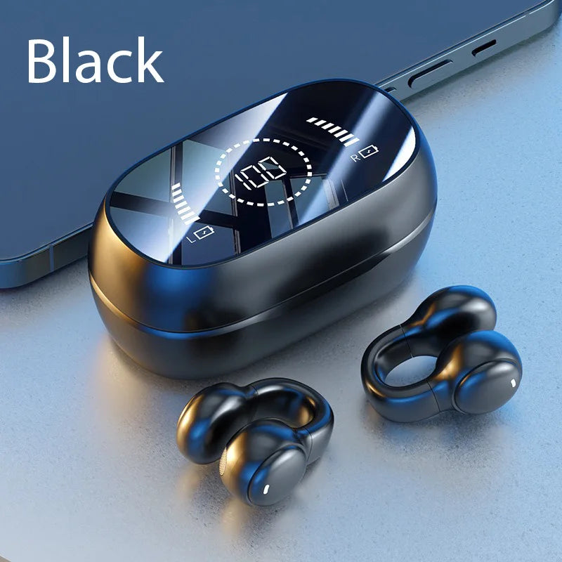 Original M47 Wireless Earbuds Bluetooth Headset Charging Earphones Bone Conduction Headphones Sport With Mic free Oasis Select Black