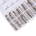 100-Pack 5x20mm Fast-Blow Glass Tube Fuse Kit 0.2A–20A 250V Glass Tube Fuse Kit Oasis Select United States