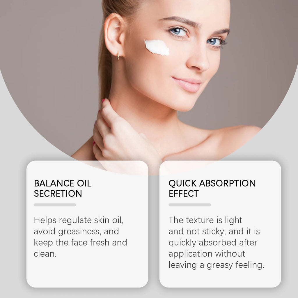 OUHOE Zinc Acne Cream – Pimple Marks, Pores & Oil Control 50g Acne Treatment Cream Oasis Select