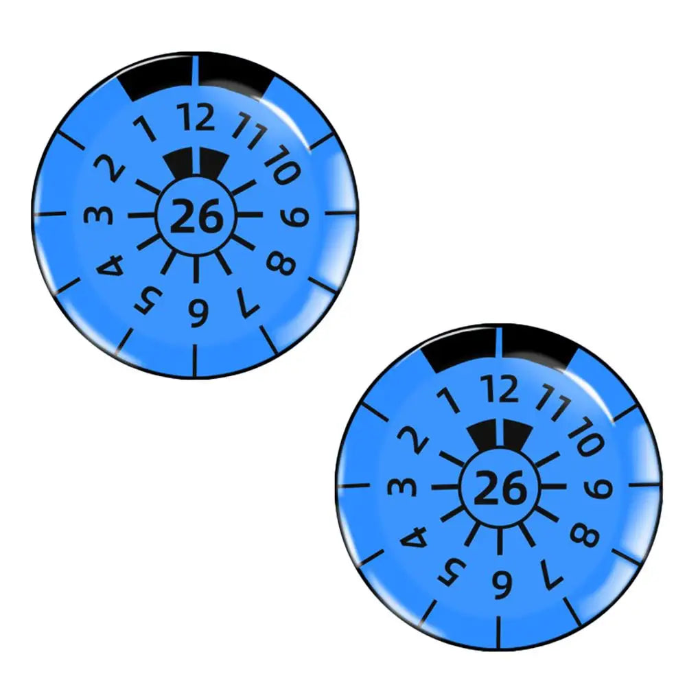 German License Plate 3D Gel Dome Car Sticker – 4pcs Decal