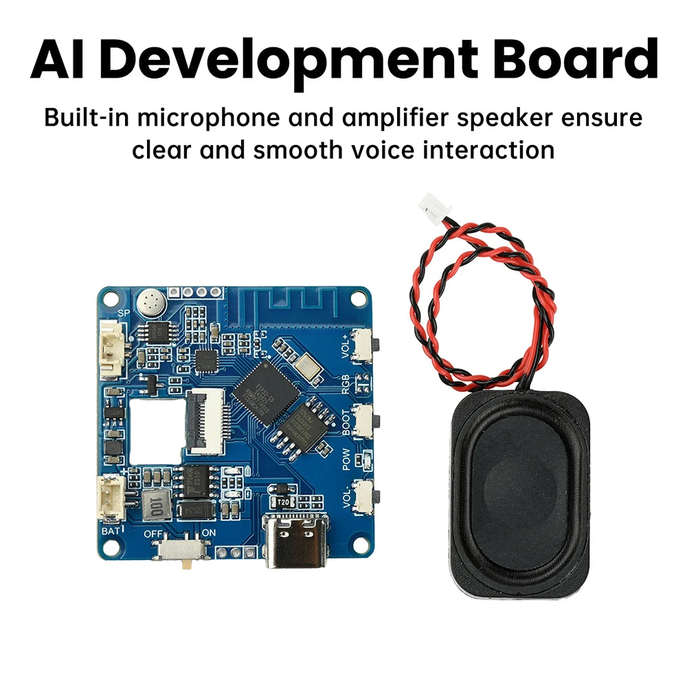 ESP32-AI WIFI Voice Chat Module Intelligent Voice Assistant Supports Xiaozhi AI/Deepseek/Qwen Models Type-C Interface Oasis Select