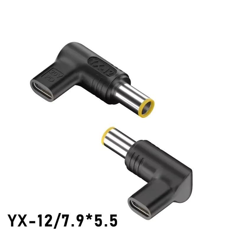 100W USB-C to DC Laptop Charger Adapter – HP Dell Asus Lenovo Laptop Charger Adapter Oasis Select 7.9-5.5mm