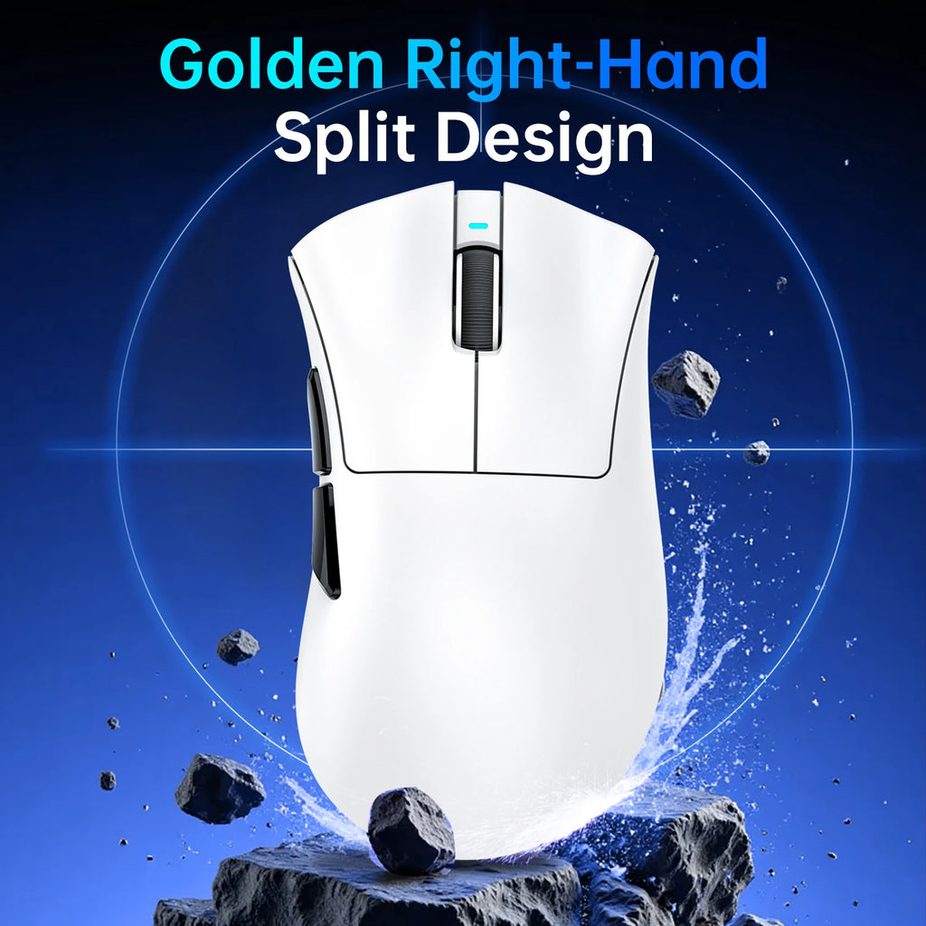 ATTACK SHARK V3Pro Wireless Gaming Mouse Tri-Mode 2.4G/BT/Wired PAW3311 25000DPI 65g Lightweight Magnetic RGB Charging Dock Oasis Select
