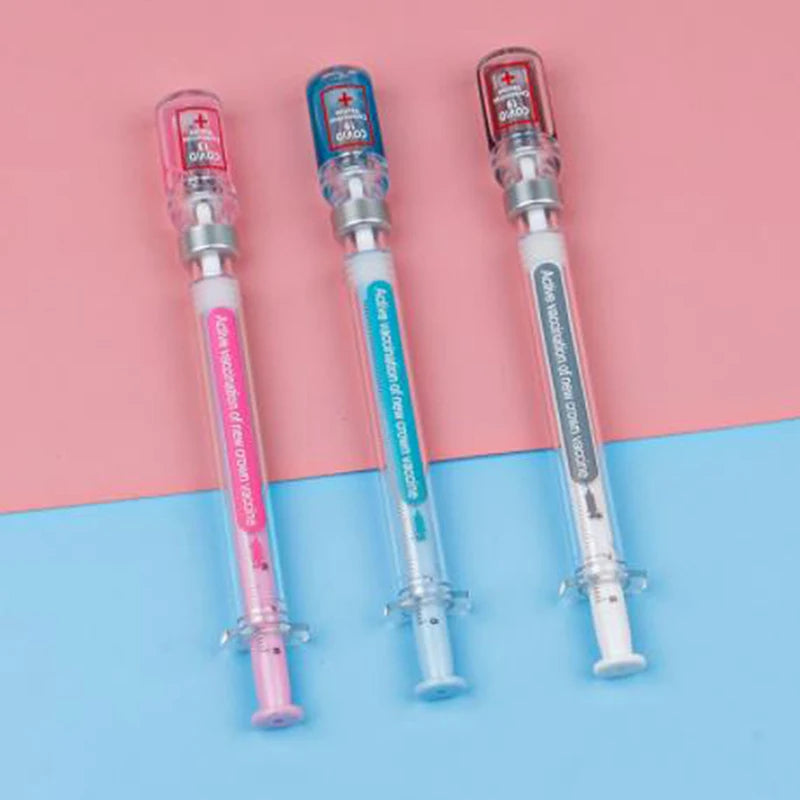Syringe-Shaped Novelty Gel Pen 0.5mm | Fun Stationery