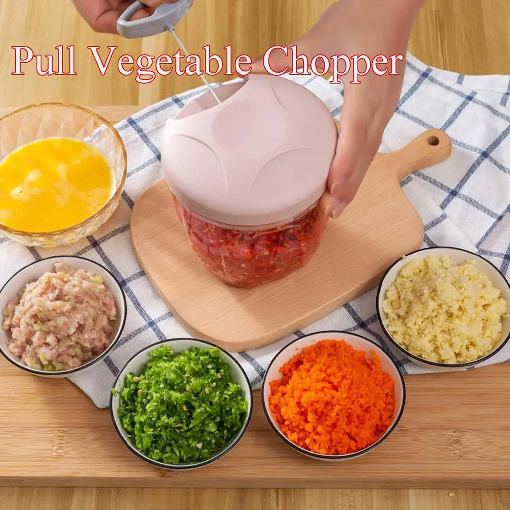 Manual Garlic Chopper 500/900ML Garlic Press Food Vegetables Cutter Meat Grinders Kitchen Gadgets Hand Mincer Garlic Masher Oasis Select